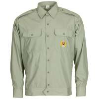 BUNDOKOŠILE ASR VYCHÁZKOVÁ, S VÝŠIVKOU, DLOUHÝ RUKÁV orig SVĚTLE OLIV