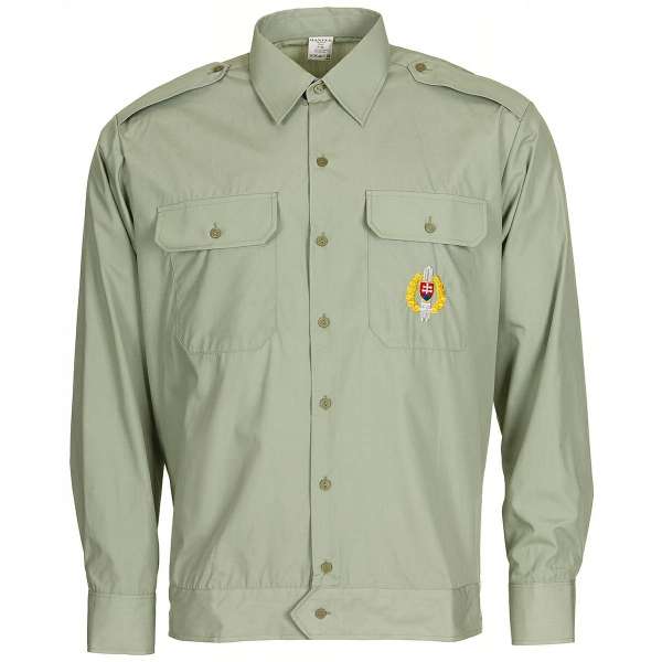 BUNDOKOŠILE ASR VYCHÁZKOVÁ, S VÝŠIVKOU, DLOUHÝ RUKÁV orig SVĚTLE OLIV