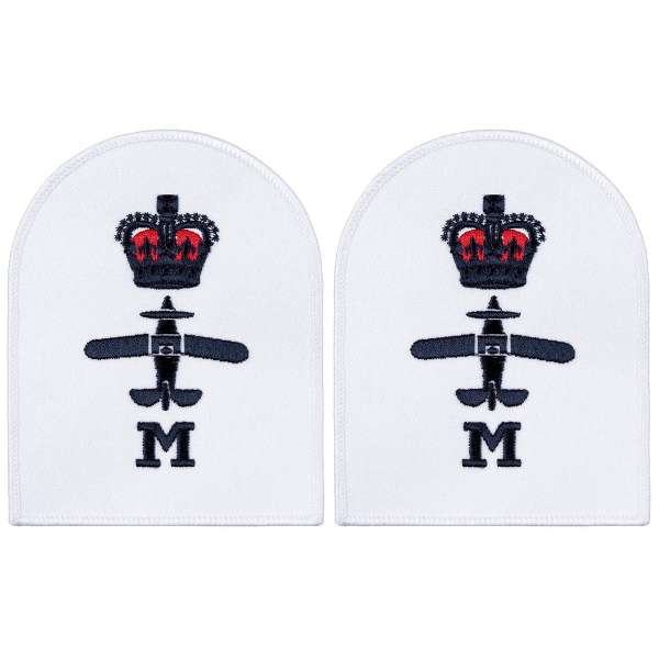 NÁŠIVKA BRIT ROYAL NAVY M 2ks orig BÍLÁ