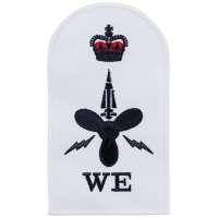 NÁŠIVKA BRIT ROYAL NAVY, WE 2ks orig BÍLÁ