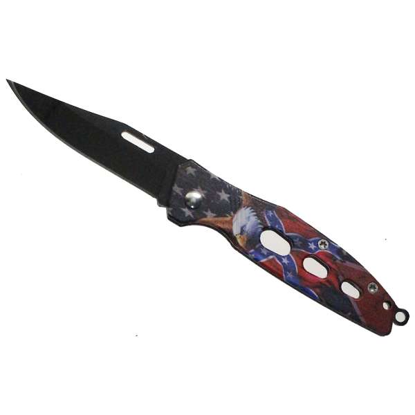 NOŽÍK KAPESNÍ 15,5cm, ČEPEL 6,5cm 3 DIRKY US JIH COLOR