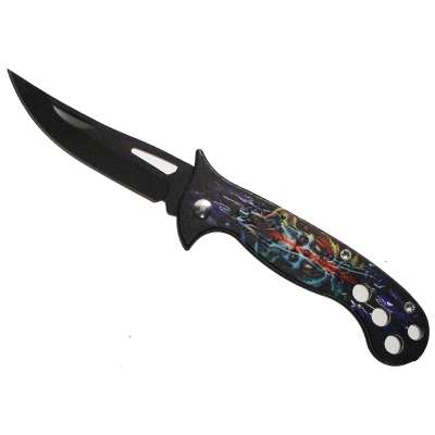 NOŽÍK KAPESNÍ 15,5cm, ČEPEL 6,5cm ČERT COLOR