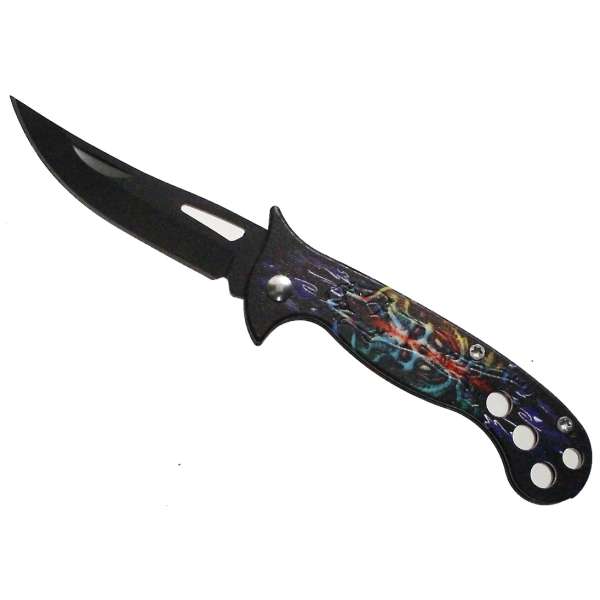 NOŽÍK KAPESNÍ 15,5cm, ČEPEL 6,5cm ČERT COLOR