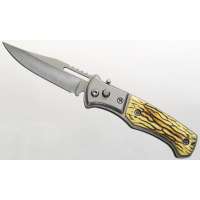 NOŽÍK VYSTŘELOVACÍ KAPESNÍ 15,5cm, ČEPEL 7cm LOVECKÝ