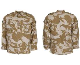 BLŮZA BRIT COMBAT Tropical PRACOVNÍ, drobná vada látky orig DPM DESERT