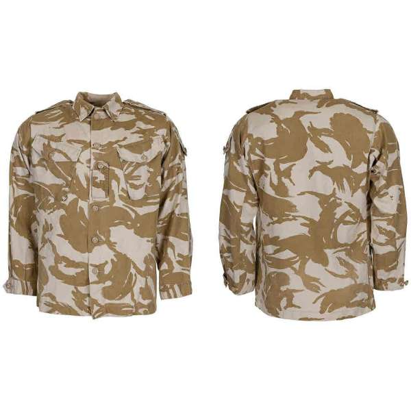 BLŮZA BRIT COMBAT Tropical PRACOVNÍ, drobná vada látky orig DPM DESERT