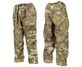 KALHOTY BRIT COMBAT NEPROMOKAVÉ GORETEX ROZEPÍNACÍ ZIP PO CELÉ VNĚJŠÍ STRANĚ orig MTP