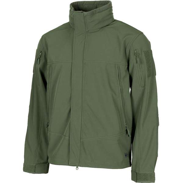 BUNDA Softshell Viper WINDPROOF, WATERPROOF, FLEECE PODŠÍVKA OLIV