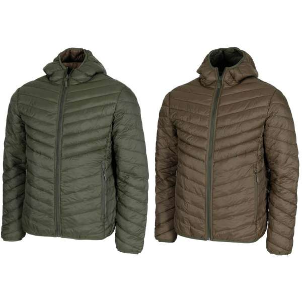 BUNDA TERMO PROŠÍVANÁ OBOUSTRANNÁ WATERPROOF OLIV-HNĚDÁ