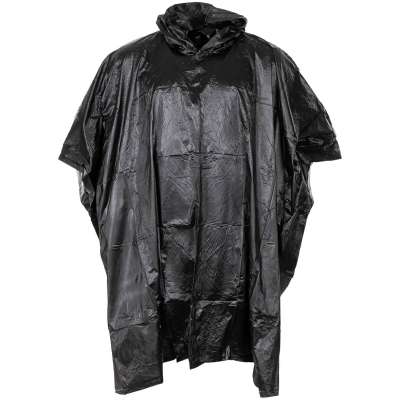 PONCHO VINYL 200x127cm 0,12mm ČERNÉ