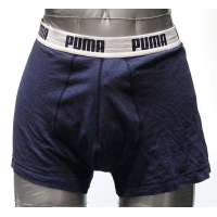 BOXERKY PUMA ŠIROKÁ GUMA 95-BAVLNA 5-ELASTAN orig MODRÉ