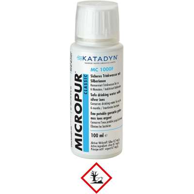 KONZERVACE VODY Katadyn Micropur MC 1000F,100 ml, 1ml NA 10 LTR VODY