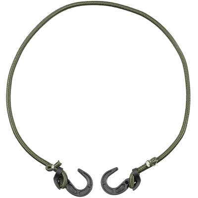 UPÍNACÍ GUMA GUMIZUG 100cm 8mm 2 PVC HÁKY OLIV