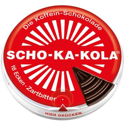 ČOKOLÁDA HOŘKÁ Scho-Ka-Kola, 100gr, OBSAH 200mg KOFEIN