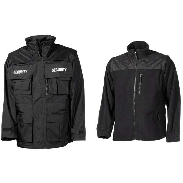 PARKA Security NEPROMOKAVÁ ANTISTATIK ČERNÁ