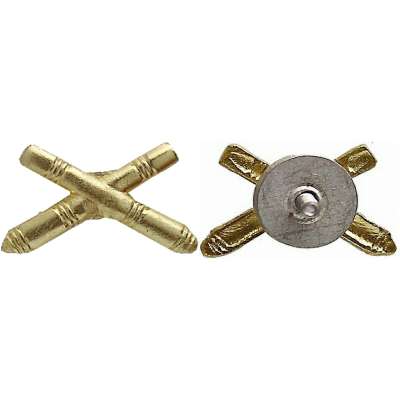 ODZNAK SSSR ROZLIŠOVACÍ 18x13mm DĚLOSTŘELECTVO ŠROUBOVACÍ ZLATÝ