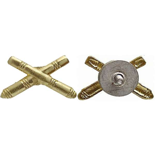 ODZNAK SSSR ROZLIŠOVACÍ 18x13mm DĚLOSTŘELECTVO ŠROUBOVACÍ ZLATÝ