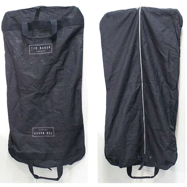 OBAL BRIT NA OBLEKY 58x105cm TED BAKER LONDON, ZIP, KULATÝ SPODEK, 2 ÚCHYTY orig ČERNÝ