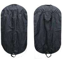 OBAL BRIT NA OBLEKY 58x115cm, ZIP, KULATÝ SPODEK, 2 ÚCHYTY orig ČERNÝ