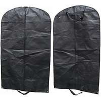 OBAL BRIT NA OBLEKY 60x112cm, ZIP, ROVNÝ SPODEK, 2 ÚCHYTY orig ČERNÝ