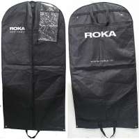 OBAL BRIT NA OBLEKY 62x125cm, ROKA, DVOJITÝ, 2  ZIP, ROVNÝ SPODEK orig ČERNÝ