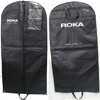 OBAL BRIT NA OBLEKY 62x125cm, ROKA, DVOJITÝ, 2  ZIP, ROVNÝ SPODEK orig ČERNÝ