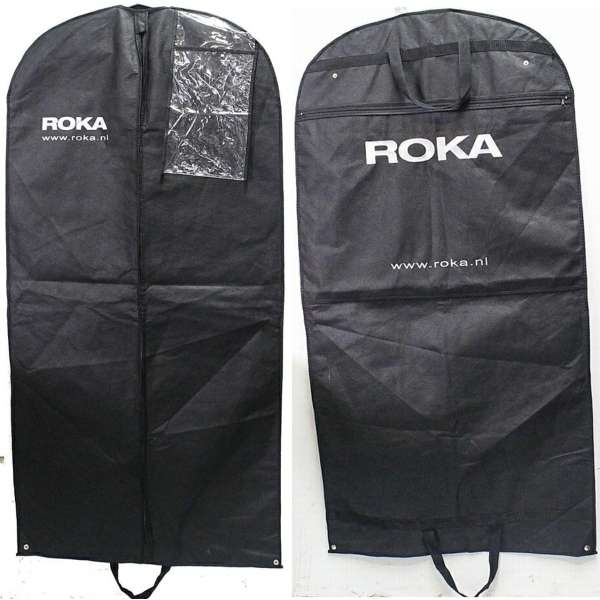 OBAL BRIT NA OBLEKY 62x125cm, ROKA, DVOJITÝ, 2  ZIP, ROVNÝ SPODEK orig ČERNÝ