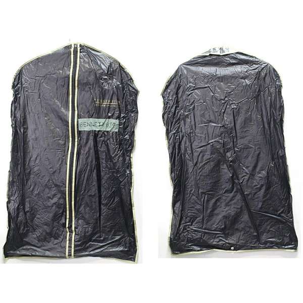 OBAL NA OBLEKY 62x97cm TURNER VIRR, ZIP, ROVNÝ SPODEK orig ČERNÝ