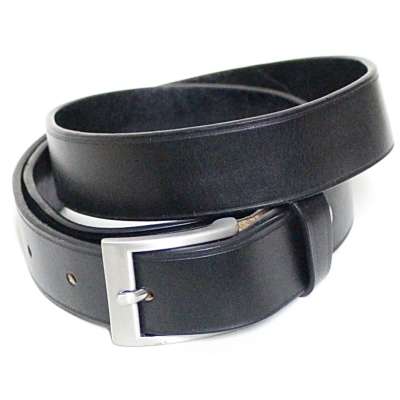 OPASEK BRIT KALHOTOVÝ 33mm PŘEZKA 4-HRANY KOŽENÝ T1 orig ČERNÝ