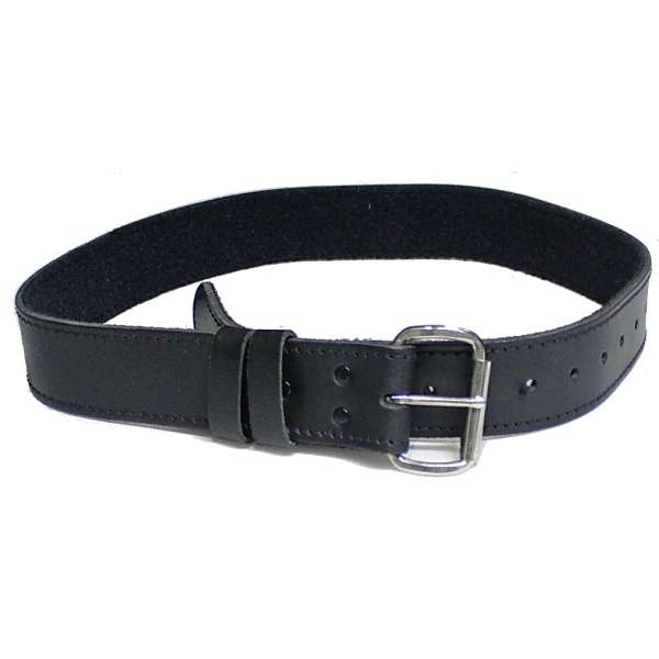 OPASEK BRIT POLICIE 5cm, VNITŘEK VELCRO CELÁ DÉLKA, SILNÁ KŮŽE orig ČERNÝ