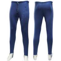 TEPLÁKY SPORTOVNÍ BRIT, VNITŘNÍ KAPSA, 100-POLYESTER ČERVENÝ LAMPAS orig TMAVĚ MODRÉ