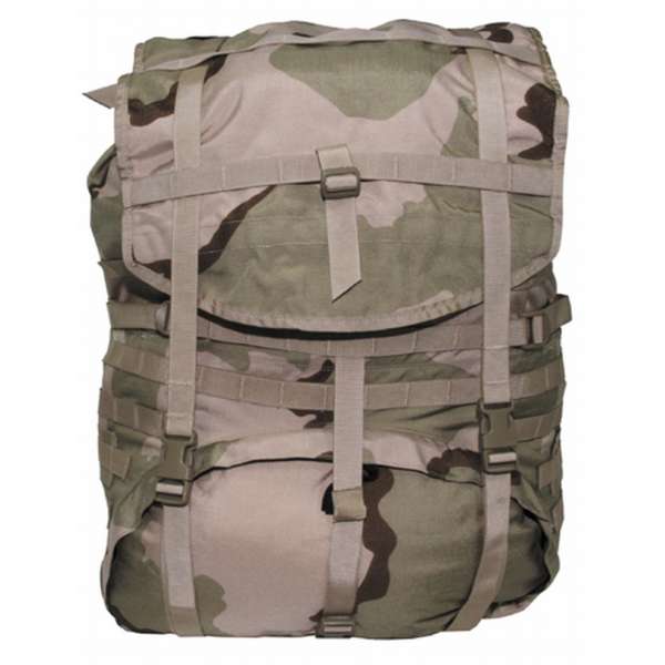 RUKSAK US Molle II light 80LTR 42x60x25cm NOSNÝ RÁM SPEC POLYMER orig 3-COLOR DESERT