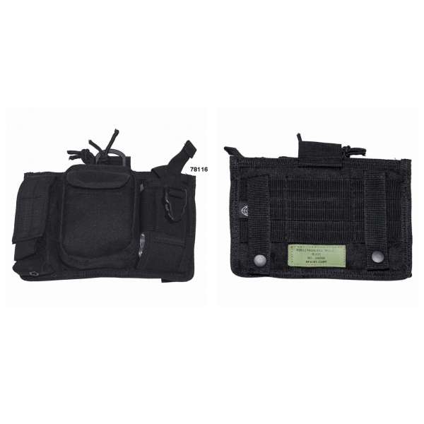 TAŠKA NA MOBIL MOLLE 20x14cm ČERNÁ