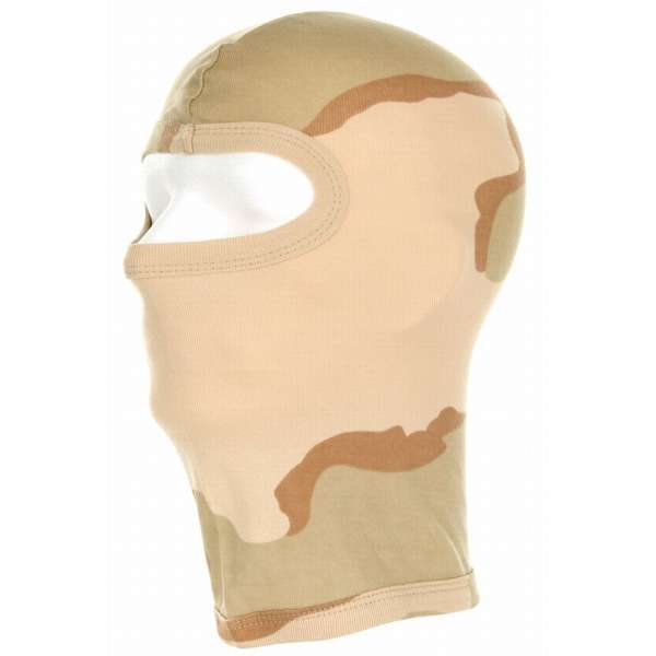 KUKLA BALACLAVA 1 OTVOR LETNÍ 100% BAVLNA 3-COLOR DESERT