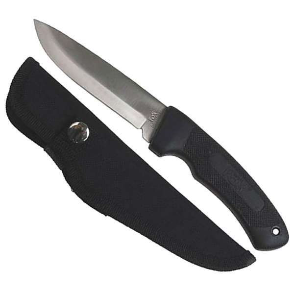NŮŽ OUTDOOR Hunter S POUZDREM 25cm, ČEPEL 11,5cm ČERNÝ