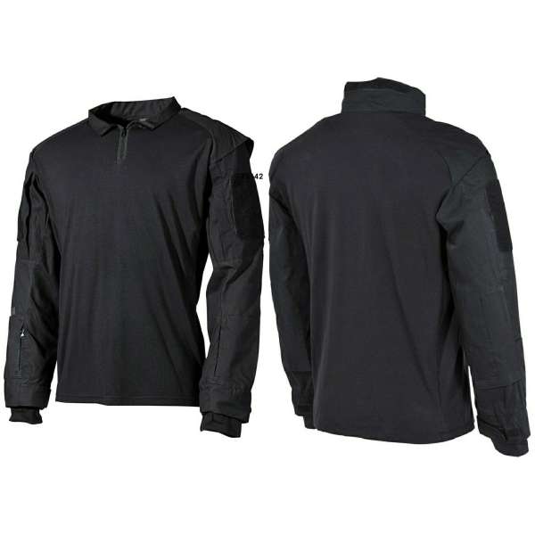 KOŠILE US Tactical DLOUHÝ RUKÁV ČERNÁ