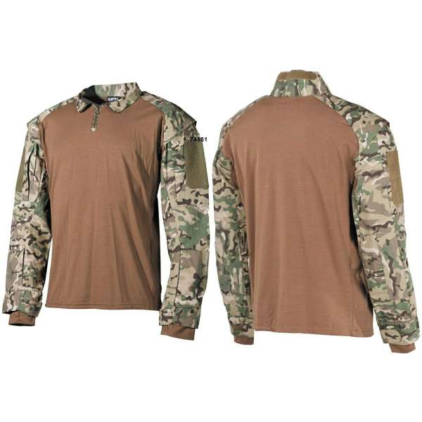 KOŠILE US Tactical DLOUHÝ RUKÁV MULTICAM