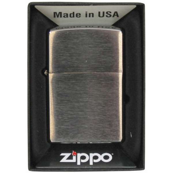 ZAPALOVAČ US ZIPPO BENZIN orig STŘÍBRNÝ