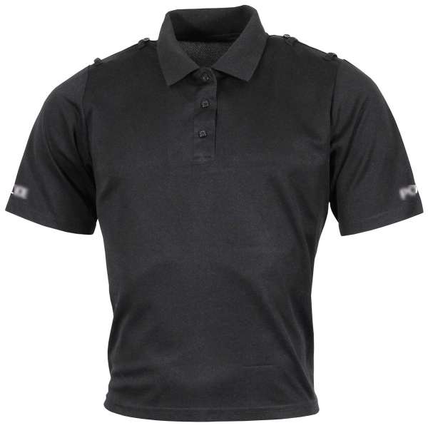 TRIKOT BRIT POLICIE FUNKČNÍ KRÁTKÝ RUKÁV ČERNÝ