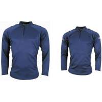 TRIKOT BRIT FUNKČNÍ ZIP DLOUHÝ RUKÁV MODRÉ