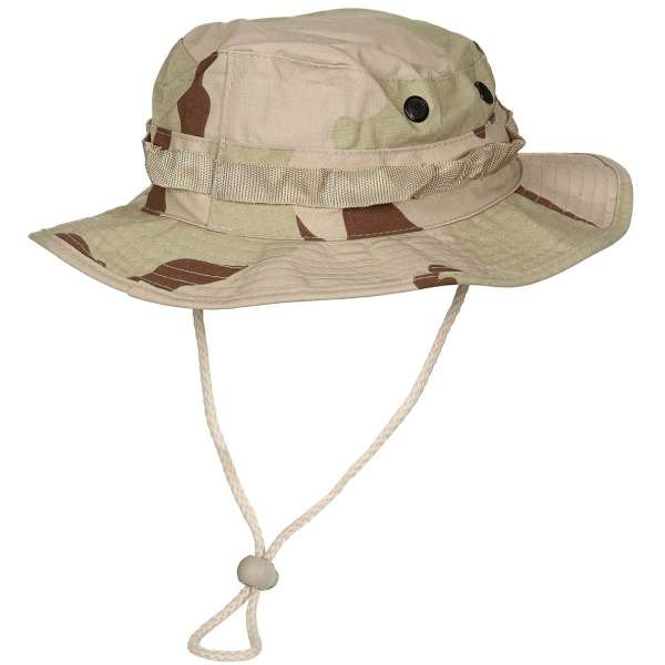 KLOBOUK US JUNGLE RIPSTOP GI 3-COLOR DESERT