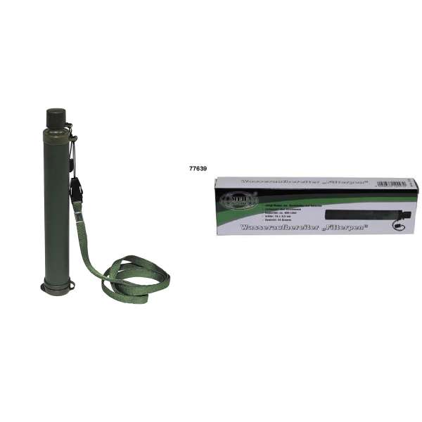 FILTR NA VODU AKTIVNÍ UHLÍ 18cm ŽIVOTNOST 800 LTR OLIV