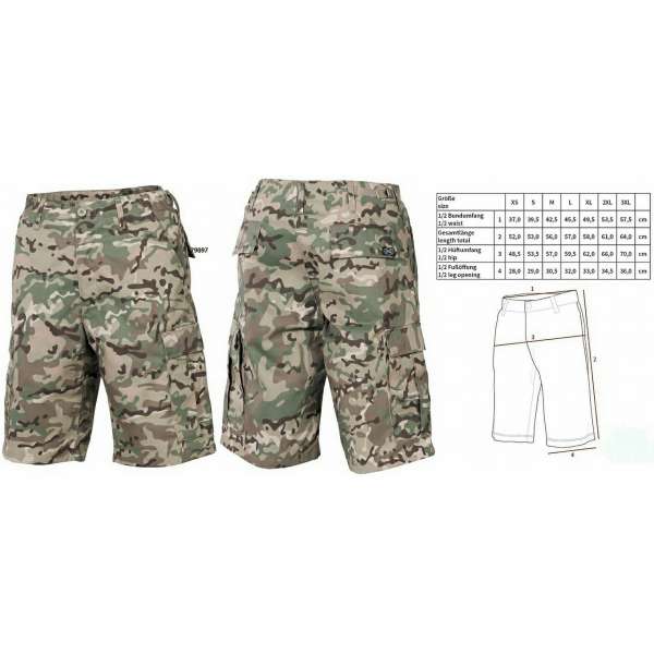 KALHOTY BERMUDA US MULTICAM