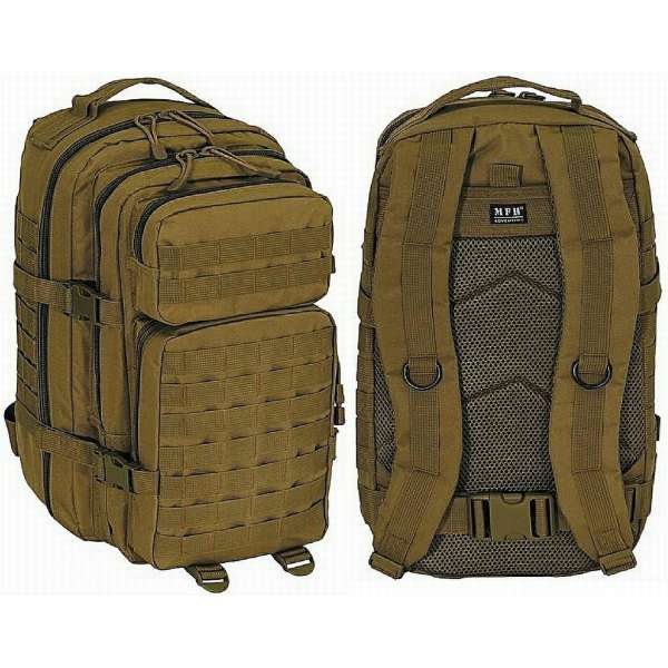 RUKSAK Assault I BASIC 30LTR 25x45x20cm COYOTE