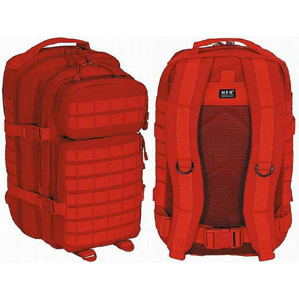 RUKSAK Assault I BASIC 30LTR 25x45x20cm ČERVENÝ