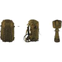 RUKSAK Mission 30LTR CORDURA 35x52x25cm COYOTE