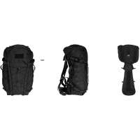 RUKSAK Mission 30LTR CORDURA 35x52x25cm, ČERNÝ