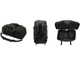 TAŠKA NA 2 ZBRANĚ VELKÁ 140x35x8cm POLSTROVANÁ DROBNÁ VADA ČERNÁ