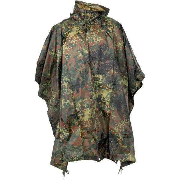 PONCHO US RIPSTOP 144x223cm FLECKTARN