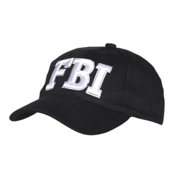 ČEPICE BASEBALL FBI ČERNÁ